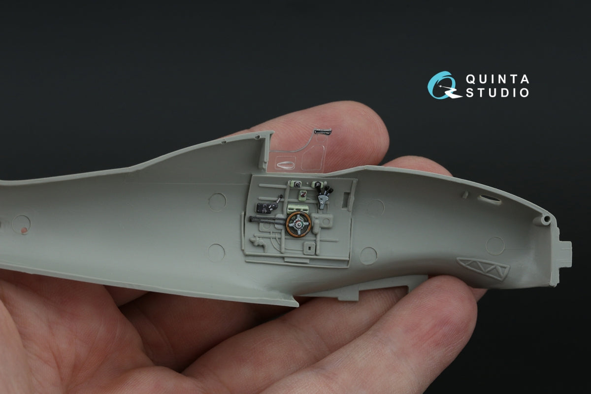 Quinta Studio QD48467 Macchi MC.200 Saetta (Late) 3D-Printed coloured Interior on decal paper (Italeri/Tamiya) 1/48 – Bild 8