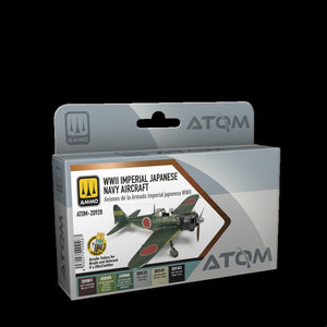 AMMO par Mig Jimenez 20928 ATOM Coffret d&amp;#39;avions de la marine impériale japonaise de la Seconde Guerre mondiale 6x20ml