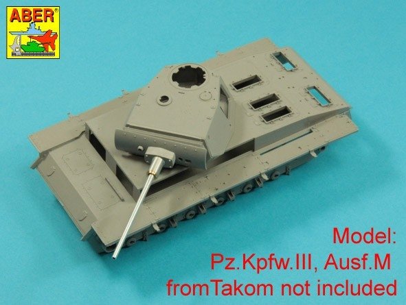 Aber 35L-316 Lufa 50mm KwK39l/60 do czołgu Panzer III J póżny 1/35 – immagine 7