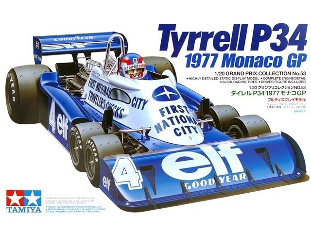 Tamiya 20053 Tyrrell P34 1977 Monaco GP 1/20