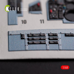 KELIK K48096 F-105D Thunderchief - interior 3D decals for HobbyBoss kit 1/48 – immagine 6