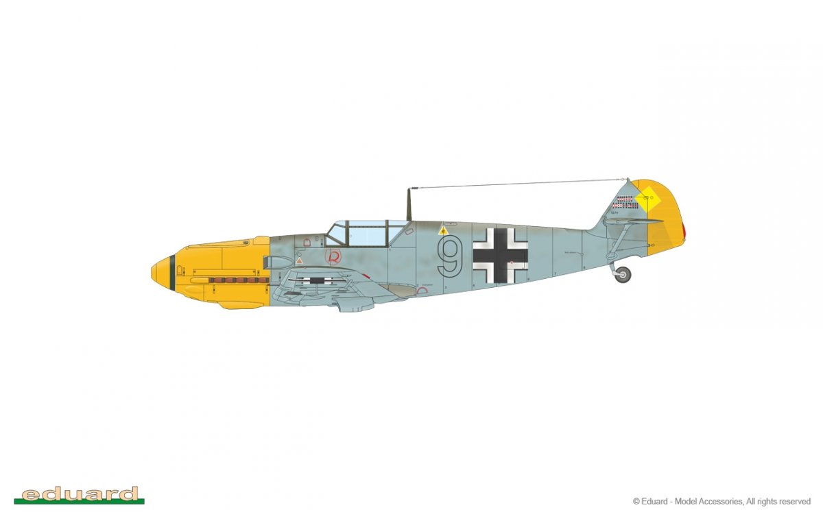 Eduard 7032 Bf 109E-3 ProfiPACK edition 1/72 – immagine 10