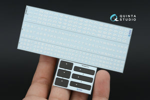 Quinta Studio QP24002 Typesetting USSR license plates 1980-1994 (State Standart 3207-77) (All kits) 1/24 – immagine 2