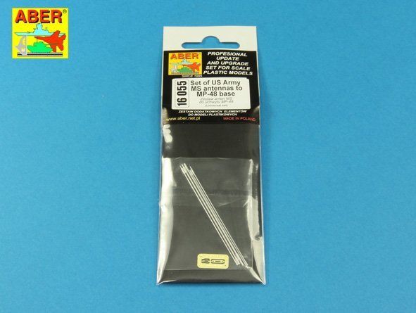 Aber 16055 Set of US Army MS antennas to MP-48 base 1/16 – image 6