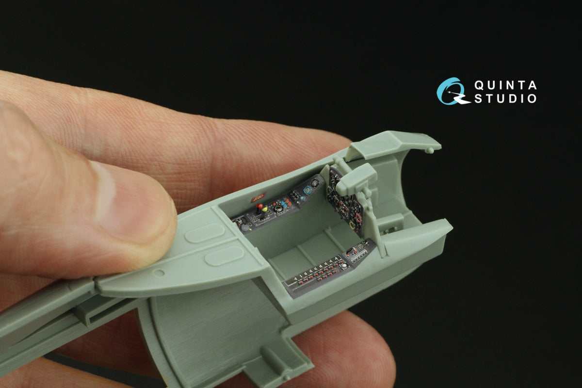 Quinta Studio QD48499 Ta 183 3D-Printed &amp;amp; coloured Interior on decal paper (Academy) 1/48 – immagine 10