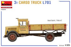 MiniArt 38082 3T CARGO TRUCK L701 1/35 – imagen 3