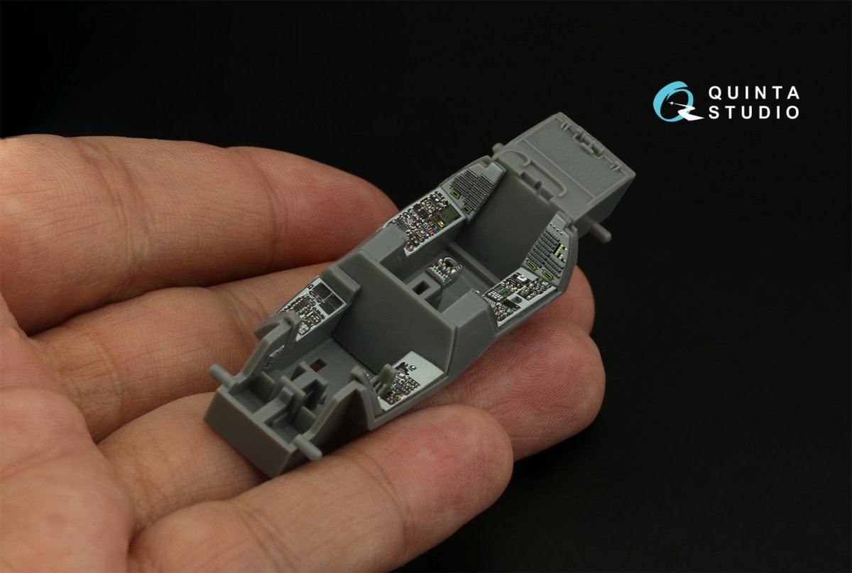 Quinta Studio QD72061 F-14B 3D-Printed &amp;amp; coloured Interior on decal paper (GWH) 1/72 – Bild 11