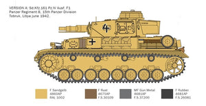 Italeri 6593 Pz.Kpfw.IV F1/F2/G With Afrika Korps Infantry 1/35 – Bild 6