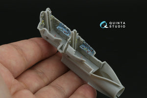Intérieur imprimé en 3D et coloré sur papier décalcomanie (Modelsvit) pour le Su-17UM3 de Quinta Studio QDS-72167 (petite version) à l&amp;#39;échelle 1/72 – image 3