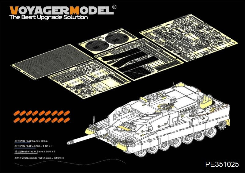 Maquette Voyager PE351025 Leopard 2A5 allemand moderne de base pour Border BT-002 1/35