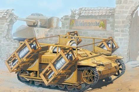 Mirage Hobby 35519 UE(f)-sWG "STUKA zu FUSS" self-propelled rocket launcher (1/35)