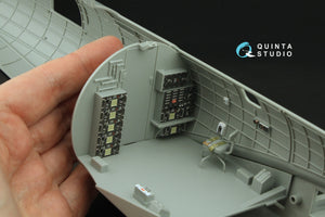 Quinta Studio QD32224 Compartiment de l&amp;#39;opérateur radio pour Boeing B-17G. Intérieur coloré imprimé en 3D sur papier décalcomanie (HK models) 1/32 – image 6