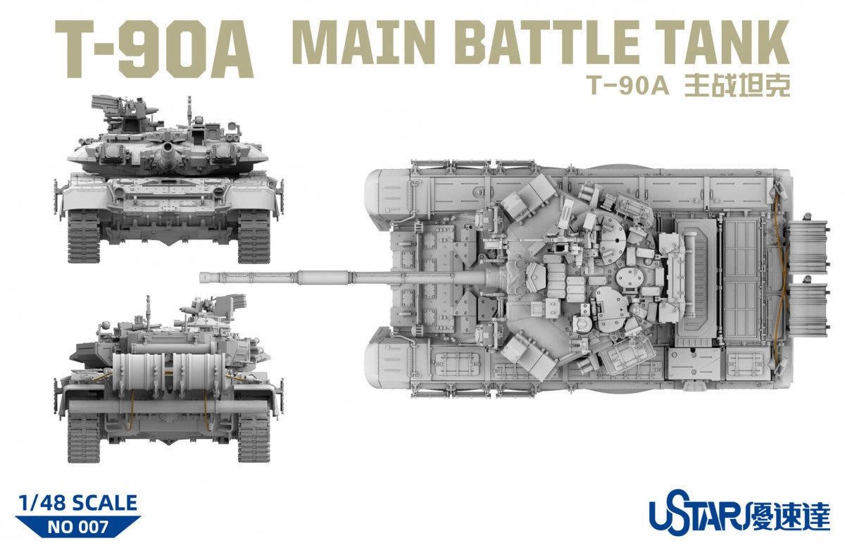 Suyata NO-007 T-90A Main Battle Tank 1/48 – zdjęcie 2