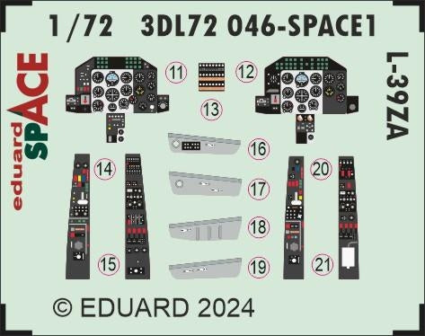 Eduard 3DL72046 L-39ZA SPACE EDUARD 1/72 – immagine 2