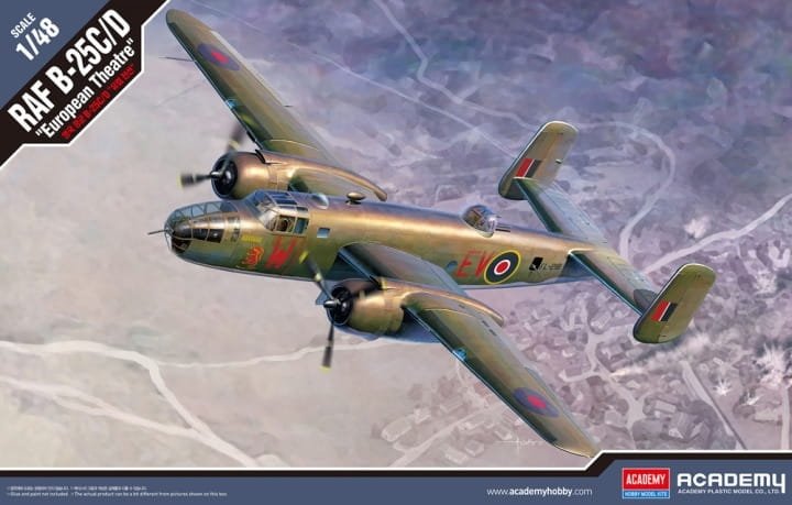 Academy 12339 RAF B-25C/D &amp;quot;European Theatre&amp;quot; 1/48