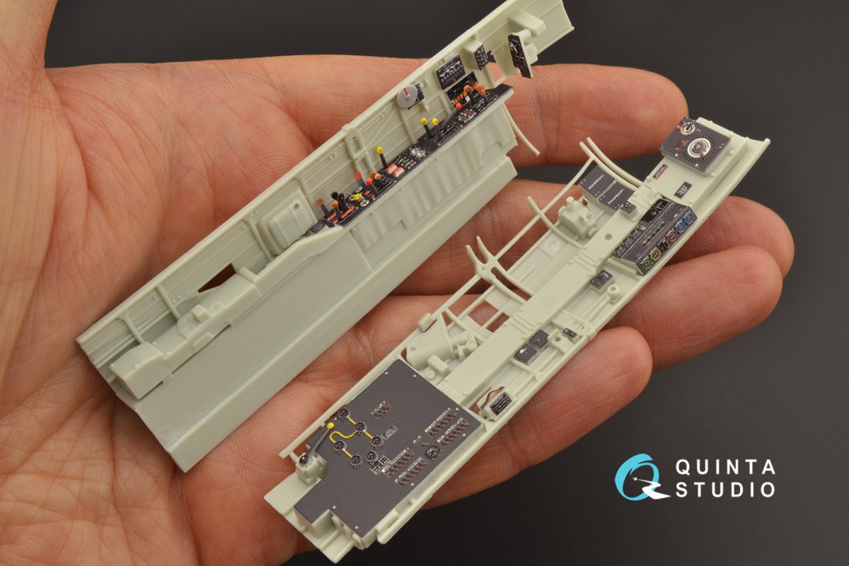 Quinta Studio QD32114 Ju 88A-4 3D-Printed &amp;amp; coloured Interior on decal paper ( Revell ) 1/32 – Bild 3