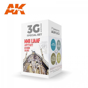 AK Interactive AK11736 Couleurs intérieures d&amp;#39;avions de l&amp;#39;armée de l&amp;#39;air japonaise de la Seconde Guerre mondiale 4x17 ml