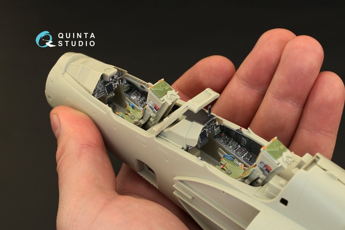 Quinta Studio QD32013 Mirage 2000N 3D-Printed &amp;amp; coloured Interior on decal paper (for Kitty Hawk kit) 1/32 – immagine 7