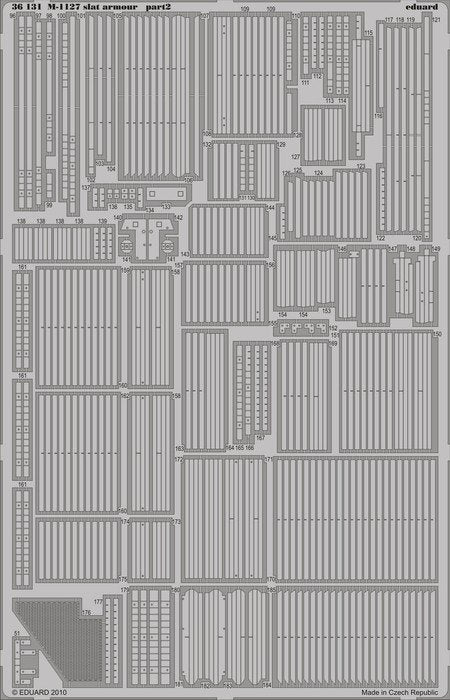 Eduard 36131 M-1127 slat armour 1/35 Trumpeter