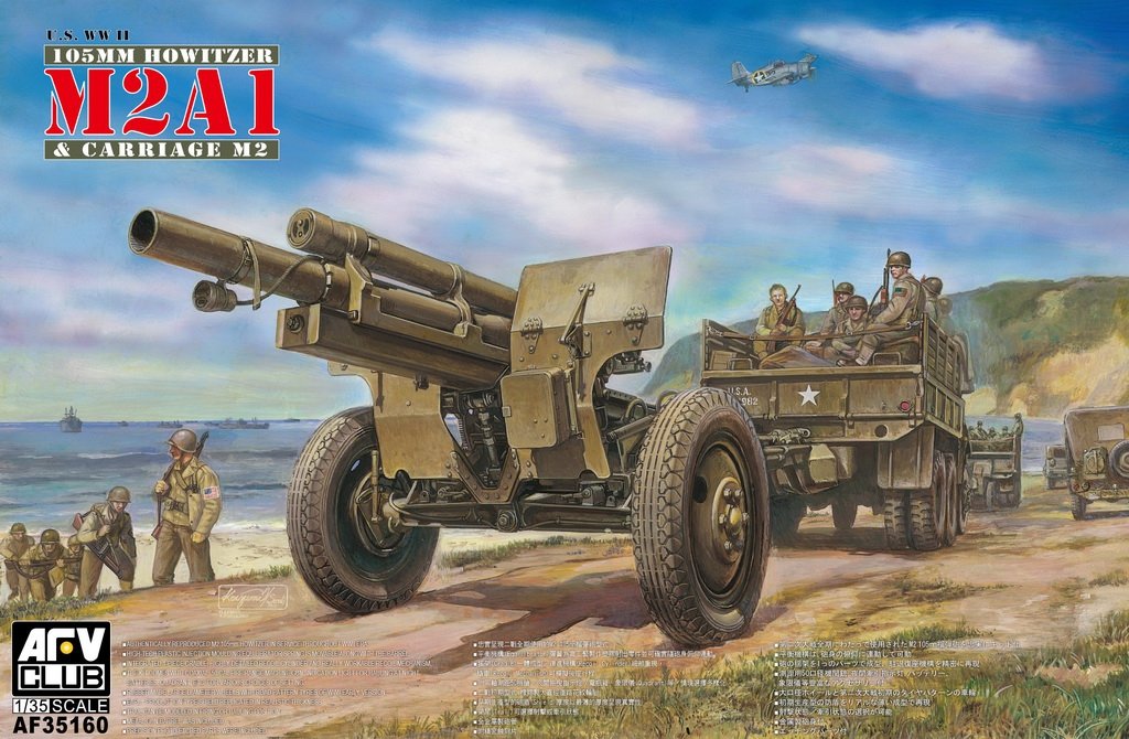AFV Club 35160 Obusier de 105 mm M2A1 (1/35)