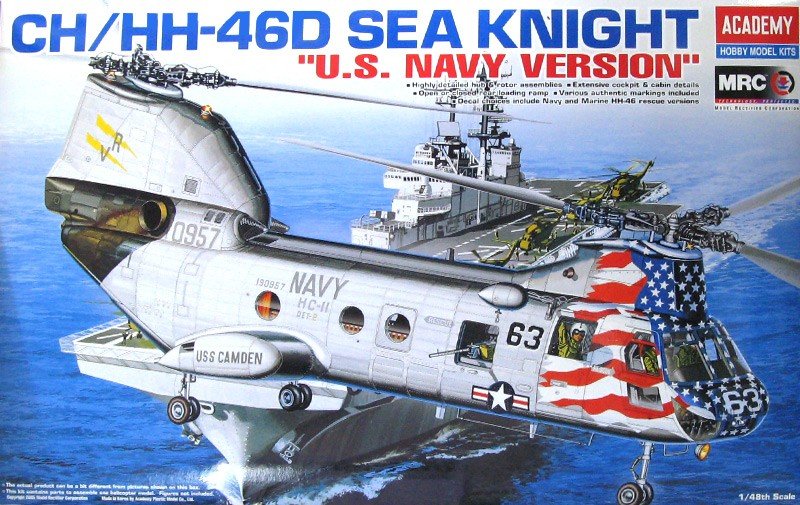 Academy 12207 CH-46D Sea Night 1/48