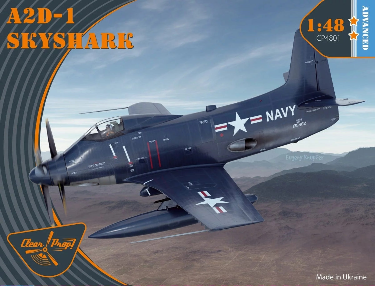 Clear Prop! CP4801 A2D-1 Skyshark ADVANCED KIT 1/48 – immagine 2