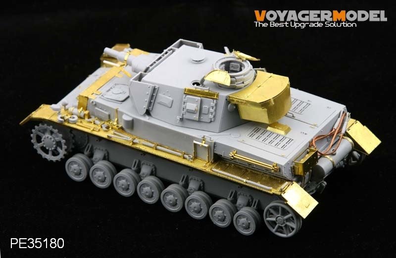 Voyager Model PE35180 WWII Pz.KPfw. IV Ausf F1 &amp;quot;Vorpanzer&amp;quot; for DRAGON 6398 1/35 – immagine 4