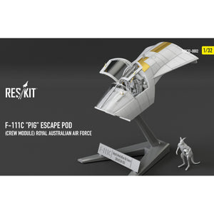 RESKIT RSK32-0002 F-111С "Pig" Escape Pod (Crew Module) Royal Australian Air Force - resin model kit 1/32