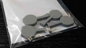 Omask 74803 Bf 109 E wheel bay plugs (for Eduard) 1/48 – image 5