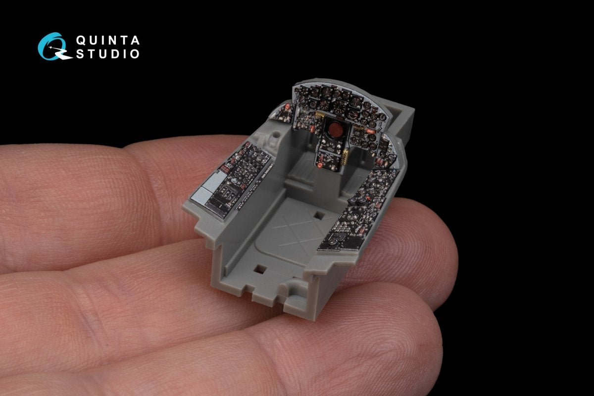 Quinta Studio QD48199 F-104G 3D-Printed &amp;amp; coloured Interior on decal paper (Kinetic) 1/48 – immagine 7