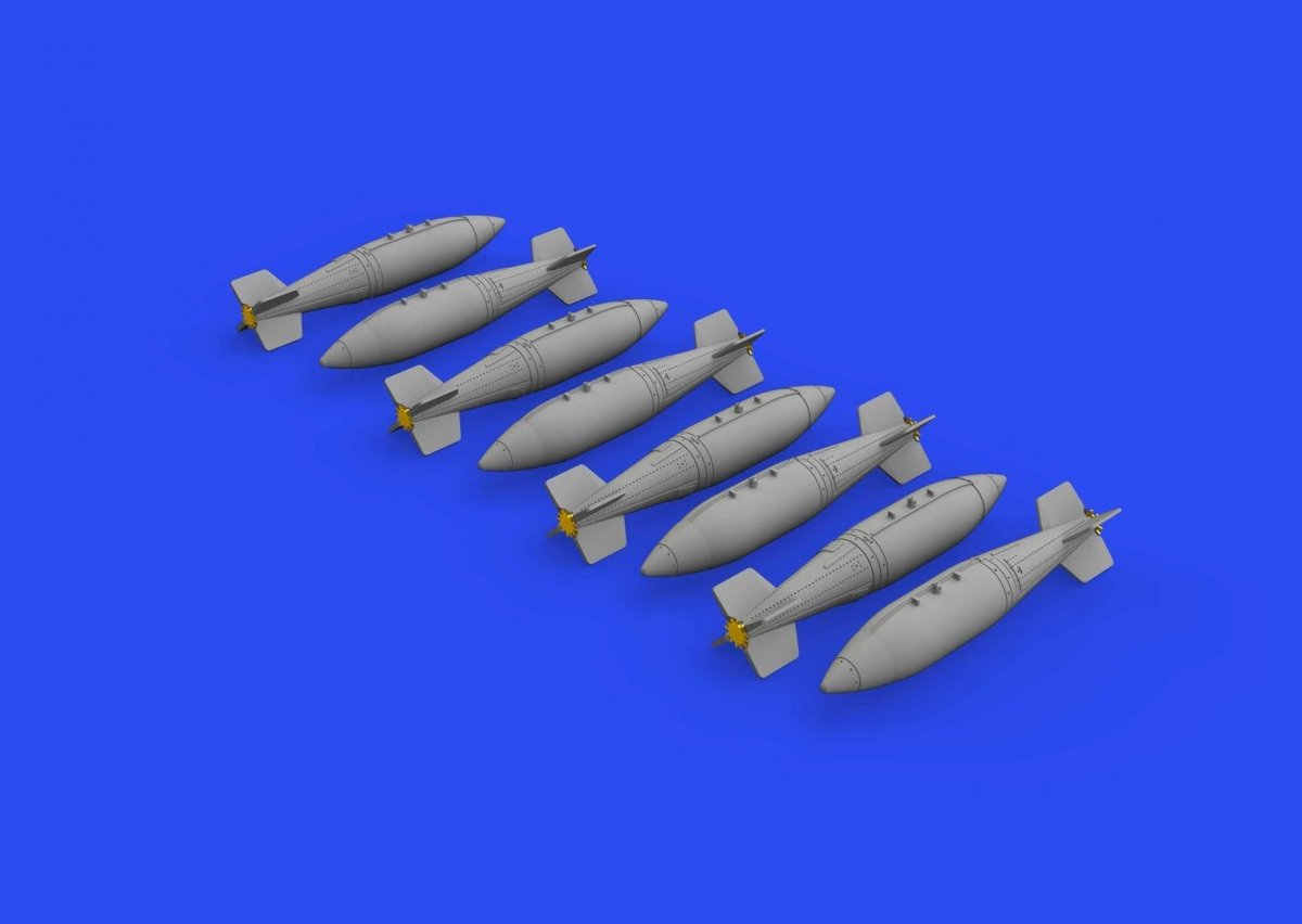 Eduard 672278 British 1000lb retarded bombs w_960 fuse 1/72 – immagine 2