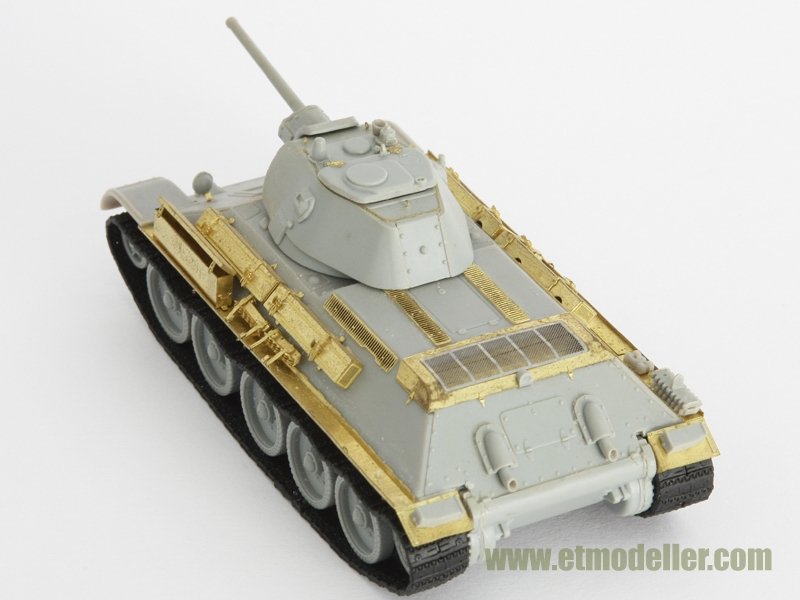 Maquette ET Model E72-005 T-34/76 soviétique Mod.1941 de la Seconde Guerre mondiale pour kit DRAGON au 1/72 – image 2
