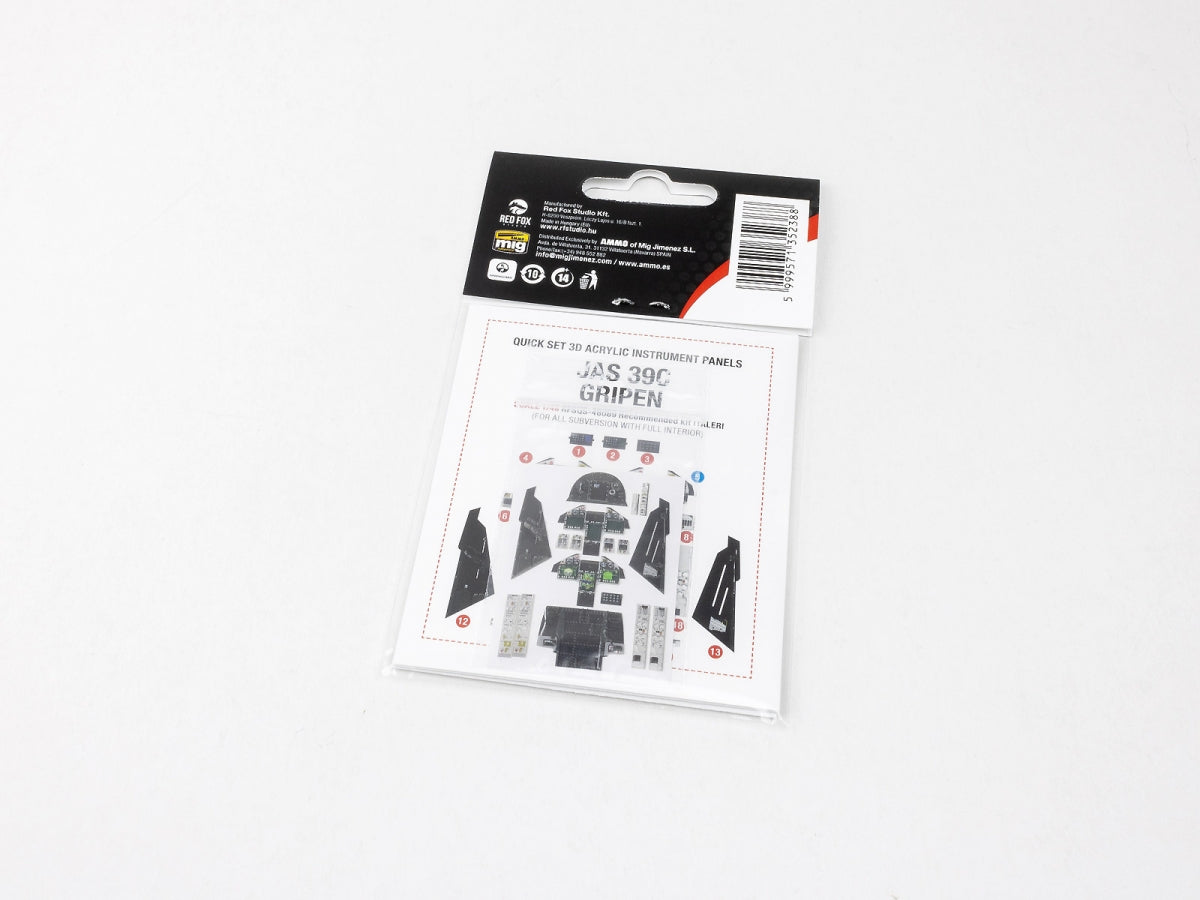 Red Fox Studio QS-48089 JAS 39C Gripen Italeri 1/48 – Bild 2