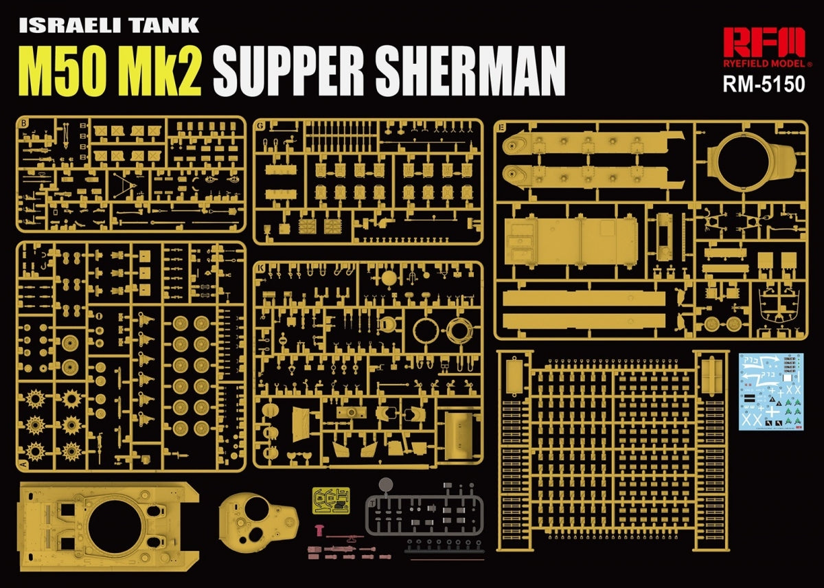 Rye Field Model 5150 M50 Mk2 Super Sherman Standard Version 1/35