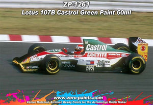 Peinture vert Castrol Lotus 107B Zero Paints ZP-1261, 60 ml – image 2