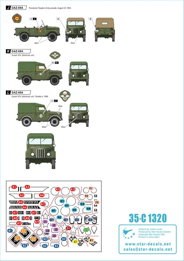 Star Decals 35-C1320 GAZ-69 1/35 – image 2