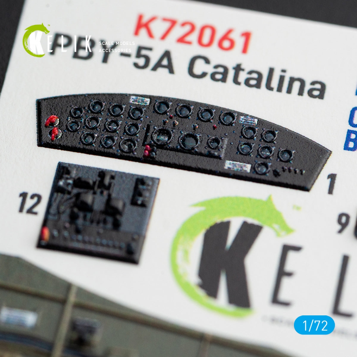 KELIK K72061 PBY-5A CATALINA INTERIOR 3D DECALS FOR TAMIYA KIT 1/72 – immagine 2