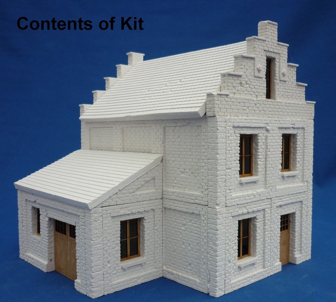 RT-Diorama 35207 Brick House (Modular System) 1/35 – image 2