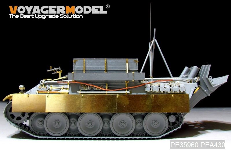Voyager Model PE35960 WWII German Bergepanther Ausf.G Basic For TAKOM 2107 1/35 – immagine 4