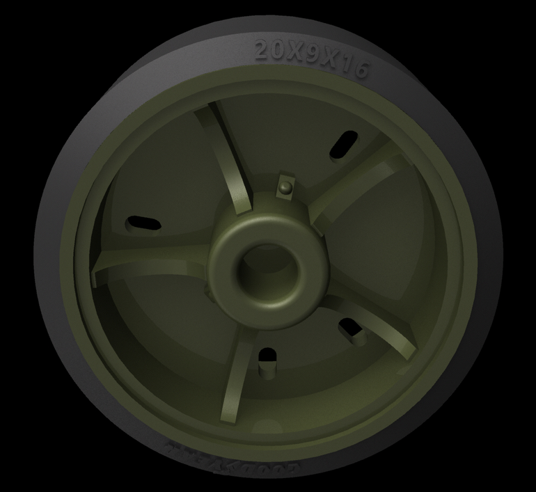 Panzer Art RE35-633 M4 “Sherman” Road wheels Pattern No3 1/35 – zdjęcie 2