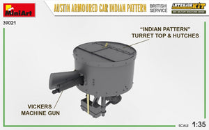 Miniart 39021 AUSTIN ARMOURED CAR INDIAN PATTERN. BRITISH SERVICE. INTERIOR KIT 1/35 – immagine 13