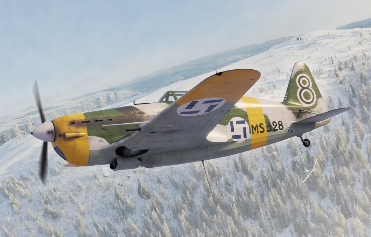 Dora Wings 48057 Morane-Saulnier MS.406.C1 - As finlandais 1/48