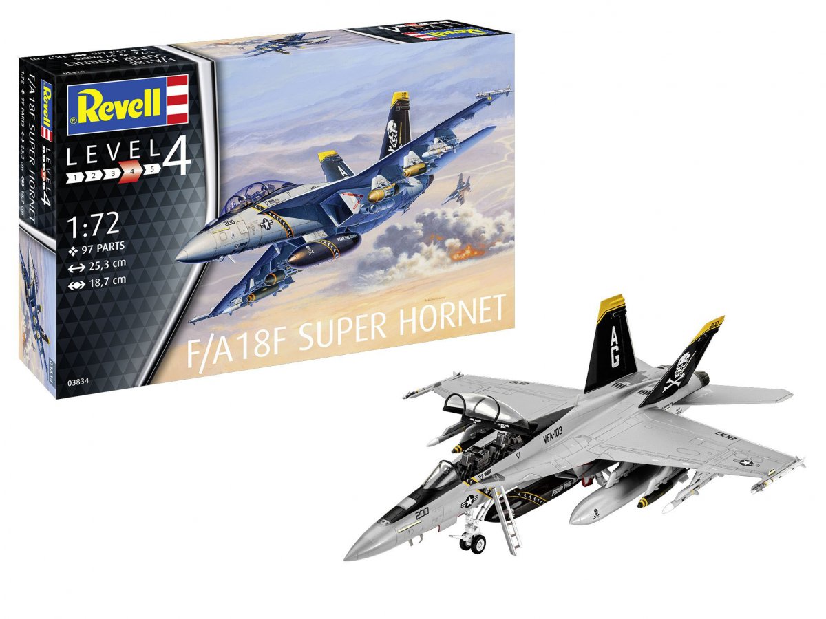 Revell 63834 F/A18F Super Hornet SET 1/72 – zdjęcie 2