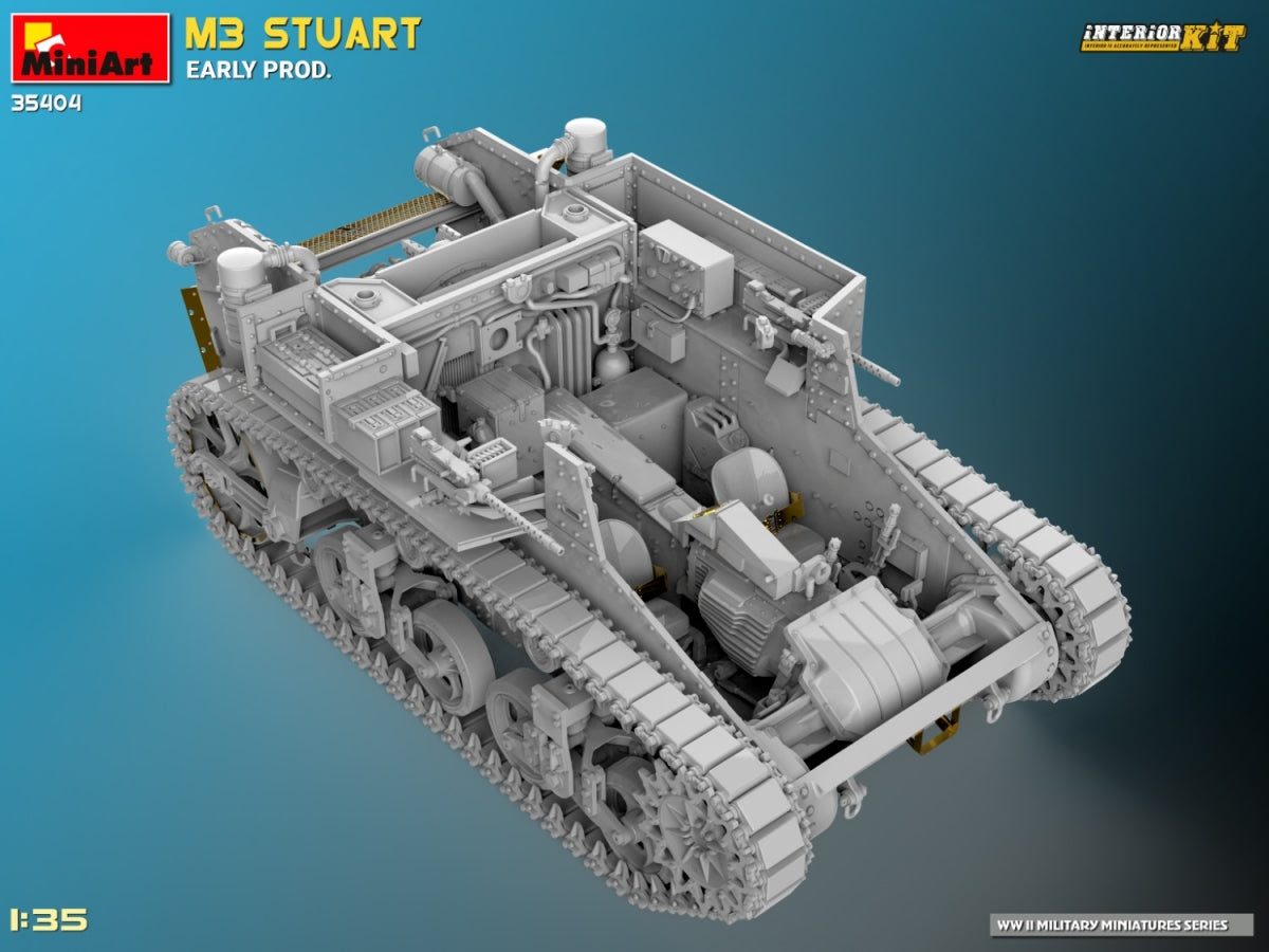 MiniArt 35404 M3 STUART EARLY PROD. INTERIOR KIT 1/35 – Bild 8