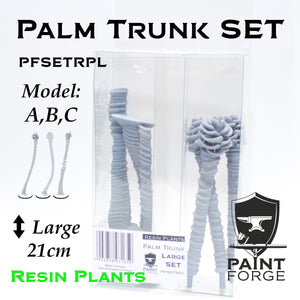 Paint Forge PFSETRPL Resin Plants PALM TRUNK SET L