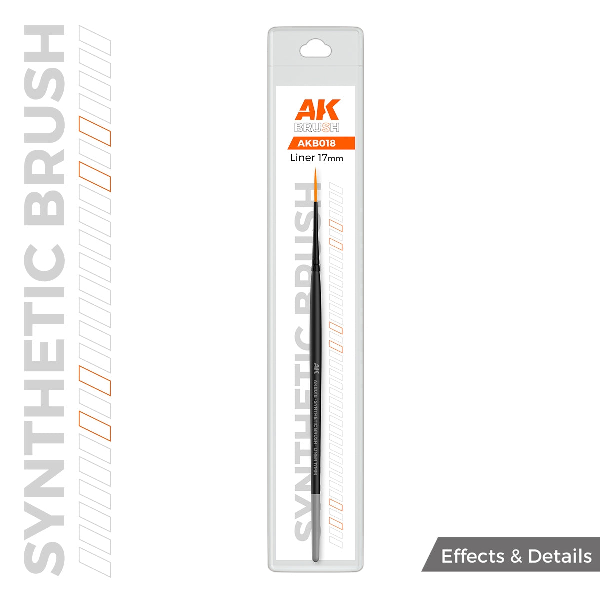 AK Interactive AKB018 AK SYNTHETIC BRUSH – LINER 17mm – image 2