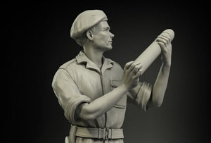 Panzer Art FI35-052 British RAC North Africa loading 75mm ammo soldier No.2 1/35 – immagine 2
