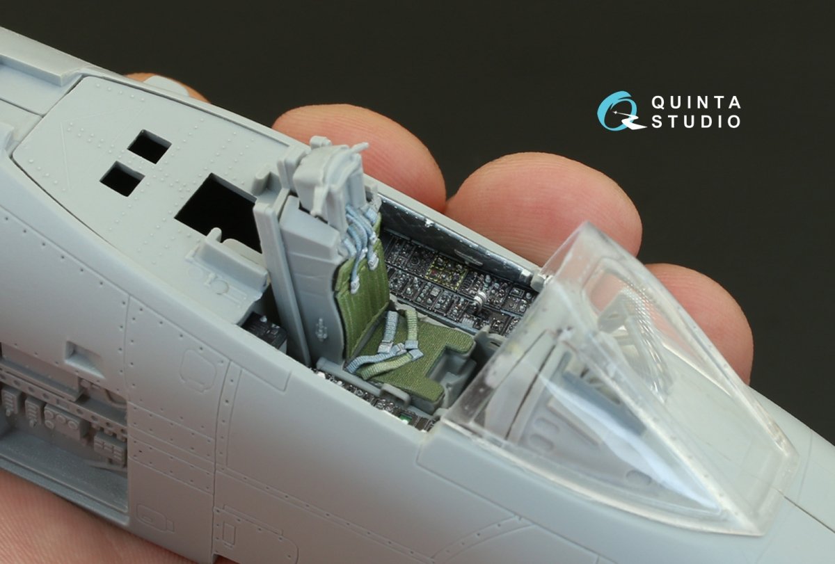 Quinta Studio QD48076 A-10A 3D-Printed &amp;amp; coloured Interior on decal paper (for Italeri kit) 1/48 – immagine 2
