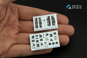 Quinta Studio QDS-48345 F/A-18B 3D-Printed &amp;amp; coloured Interior on decal paper (Hasegawa) (Small version) 1/48 – imagen 3
