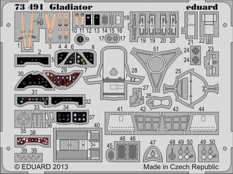 Eduard 73491 Gladiator 1/72 AIRFIX